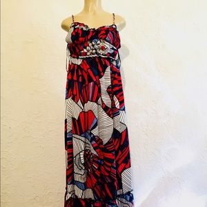XOXO beaded maxi dress * small